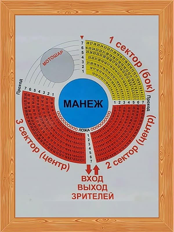 Схема цирка нижний тагил