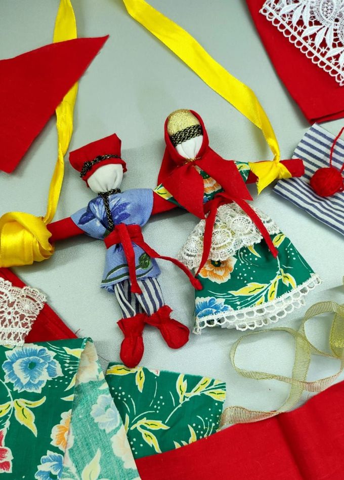 Мастер-класс по изготовлению обрядовой куклы «Неразлучники».